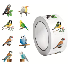 Parrot Pattern Decorative Label Stickers